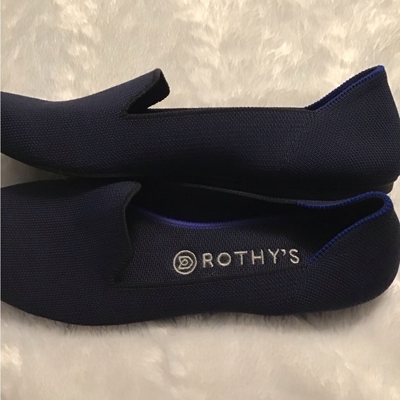 Rothy's The Loafer, Navy Blue. Size 11 Flats, Shoes - Picture 2 of 10